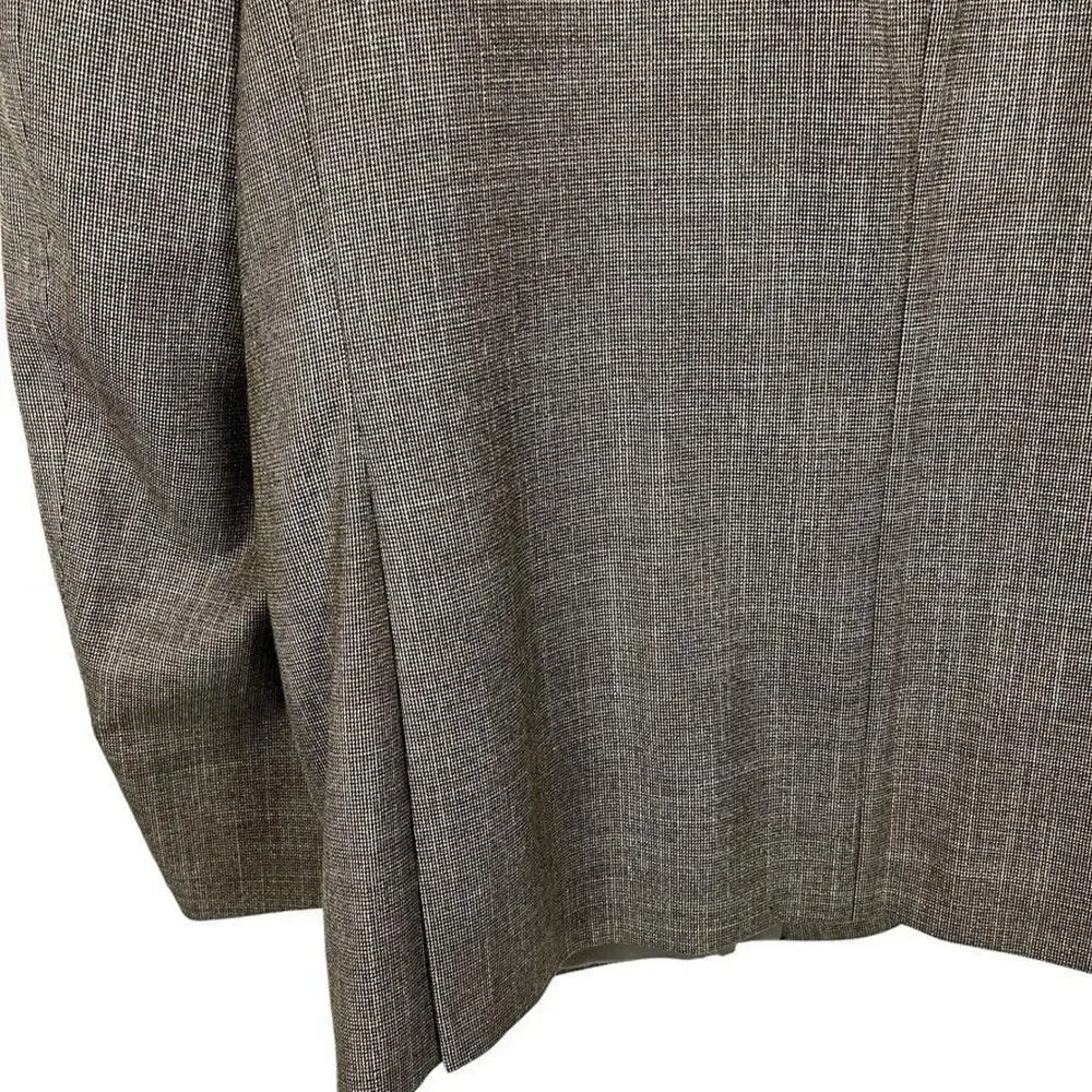Van Heusen Flex Slim Fit Mens Suit Jacket Blazer Lined Stretch Beige Black 44R